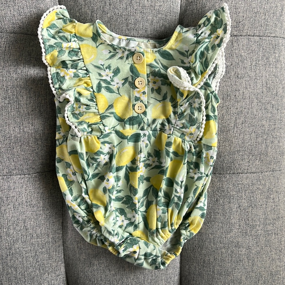 Jessica Simpson Lemon Onesie